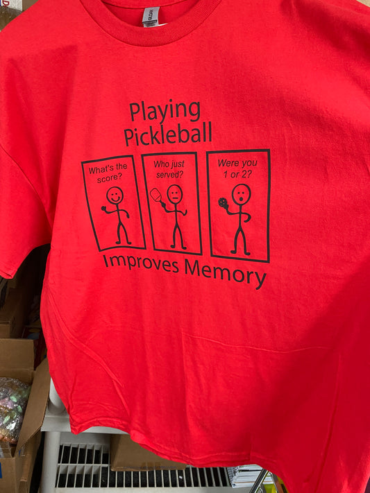 Pickleball Improves Memory T-Shirt