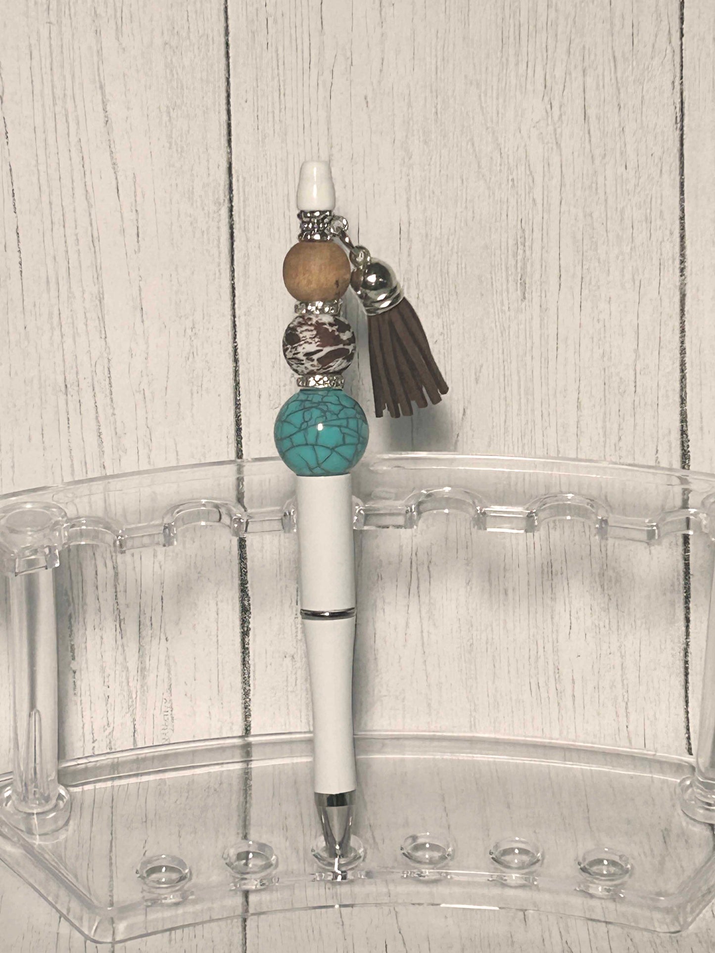 Heart of the West Beaded Pen