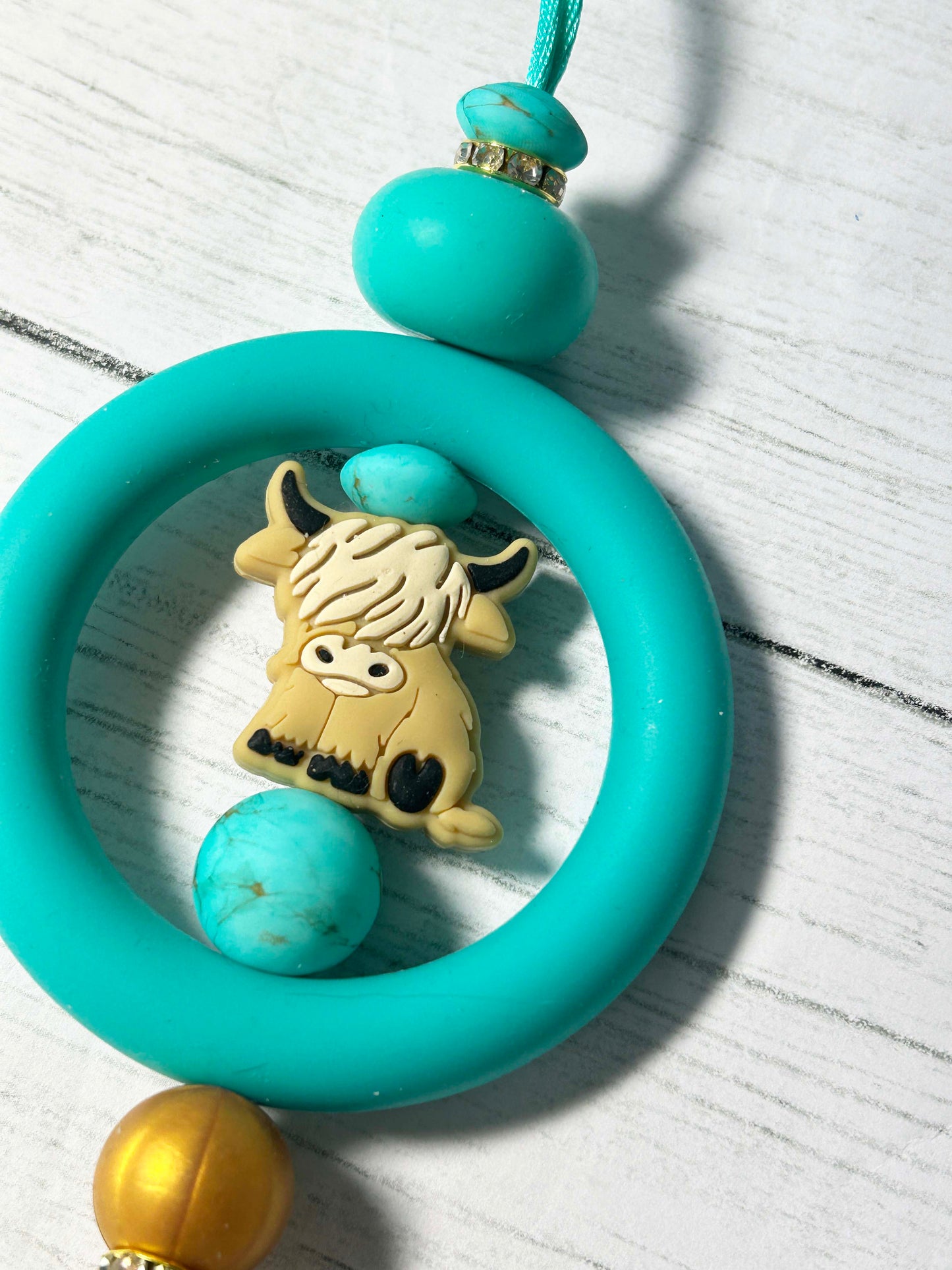 Western Round-Up Car Charm