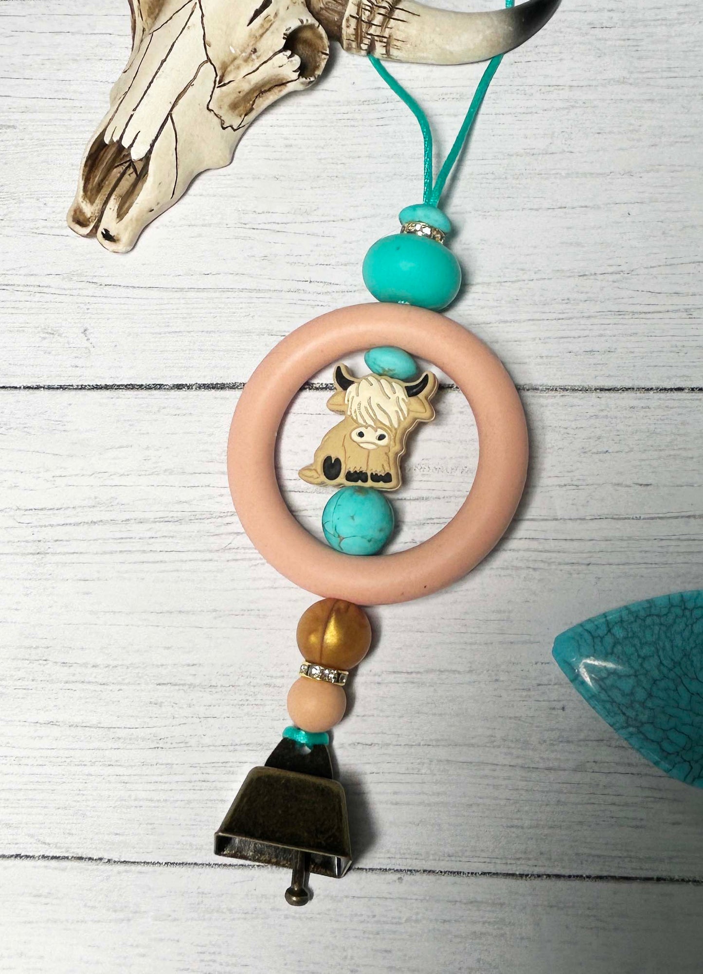 Western Round-Up Car Charm