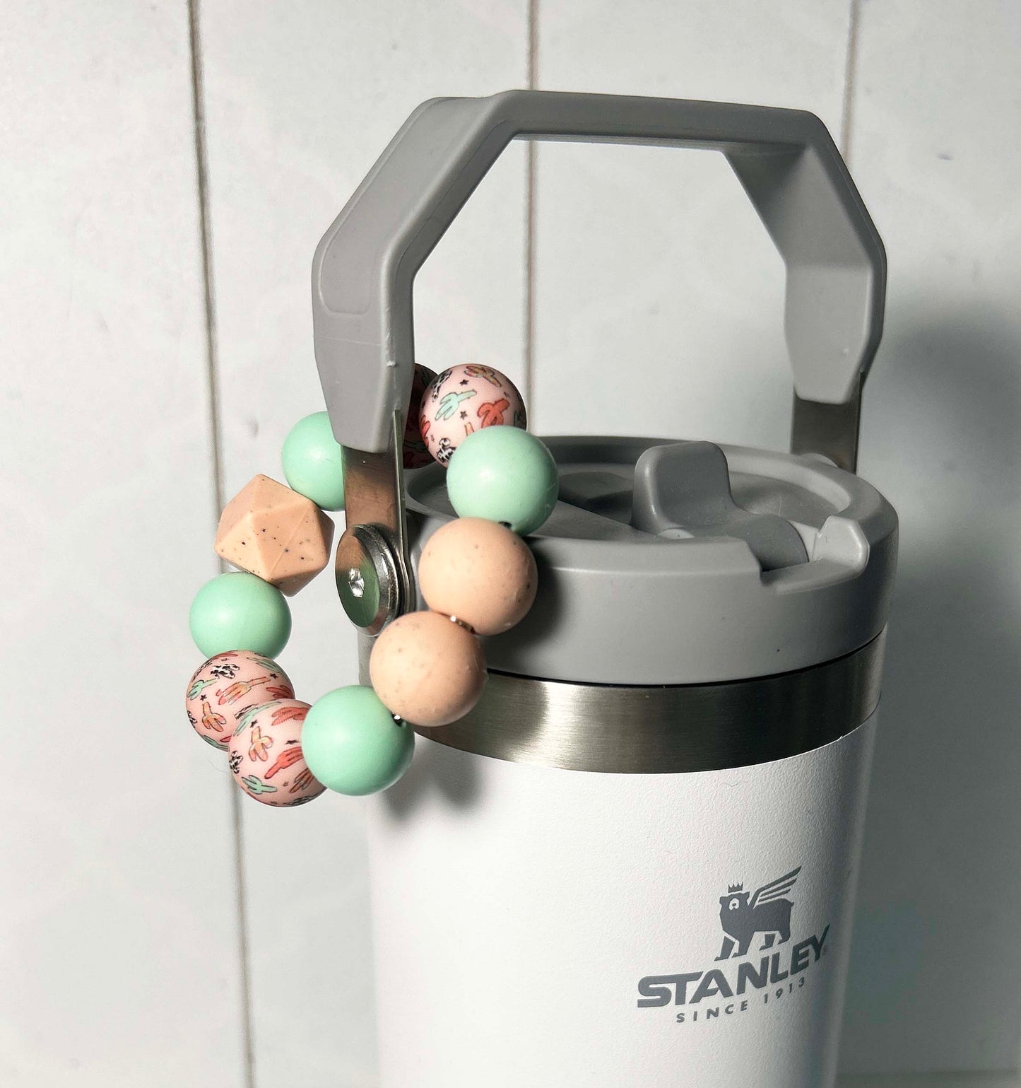 Boho Cactus Cup Charm