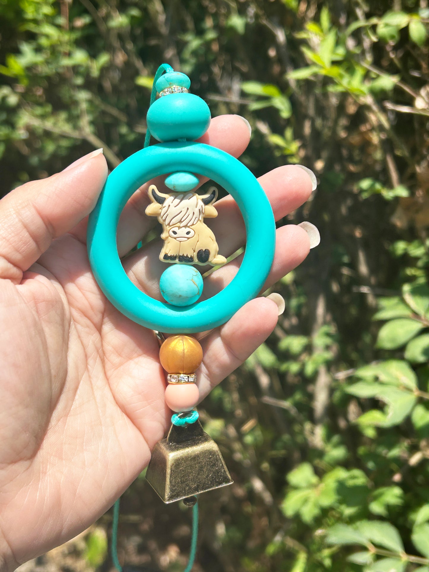 Western Round-Up Car Charm