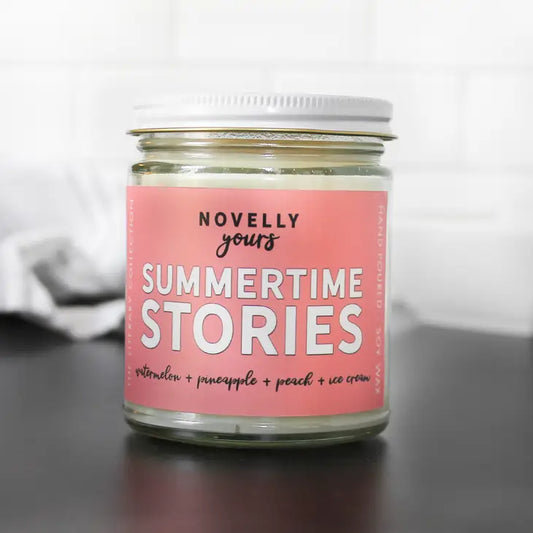 Summertime Stories Candle from Novelly Yours