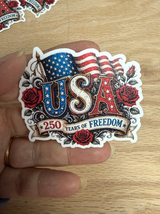 USA 250 Rustic Sticker