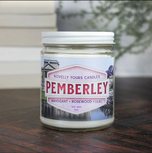 Pemberley Candle from Novelly Yours