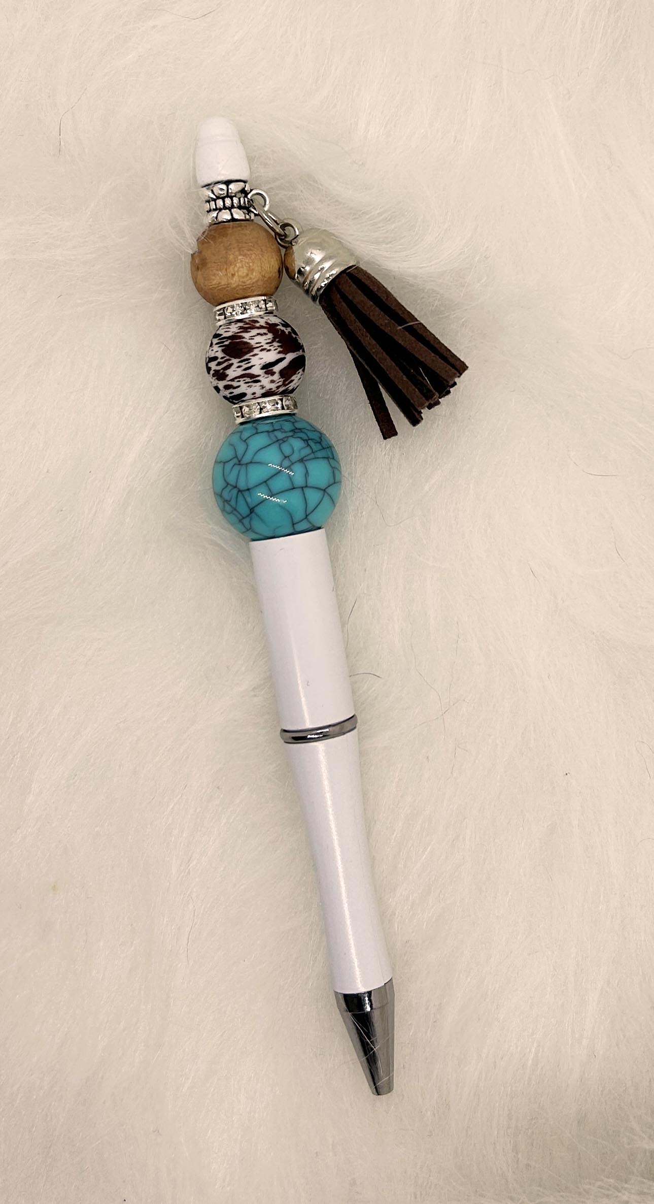 Heart of the West Beaded Pen