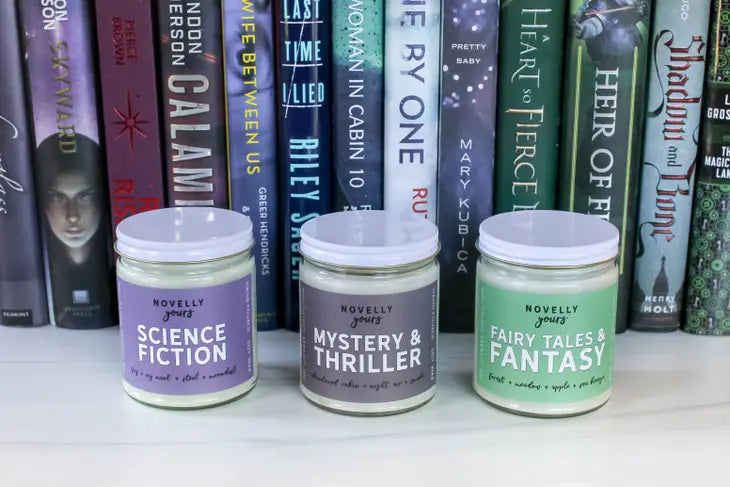 Science Fiction Candle from Novelly Yours